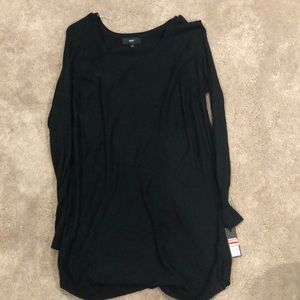 Black sweater dress